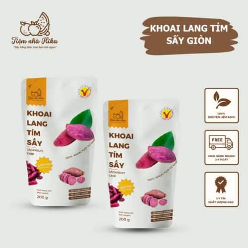 Khoai Lang Tím Sấy Giòn