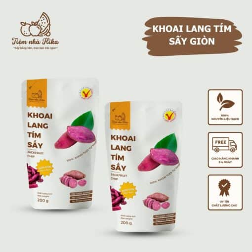 Khoai Lang Tím Sấy Giòn