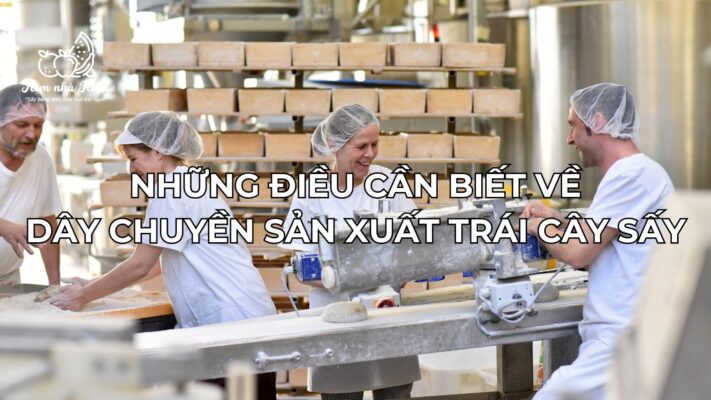 Quy Trình Sản Xuất Trái Cây Sấy Khô